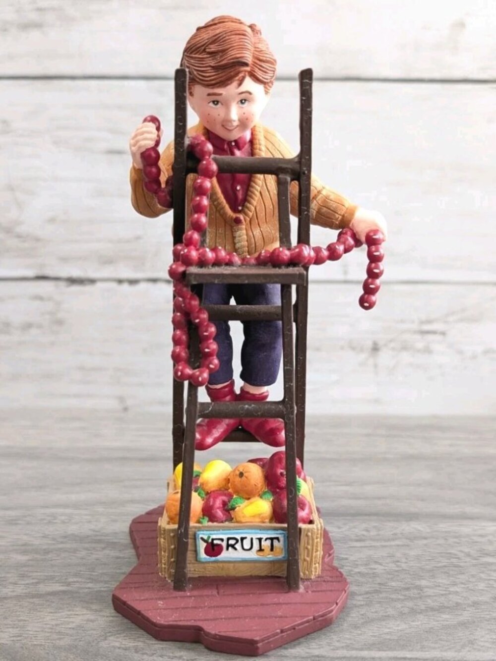 Department 56 All Through The House: “Gilbert Hangs the Garland”